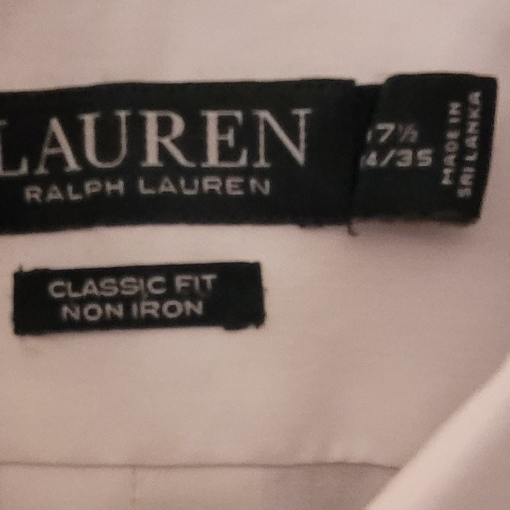 Bundle Of 2 Lauren Ralph Lauren White Dress Shirts - Picture 2 of 4